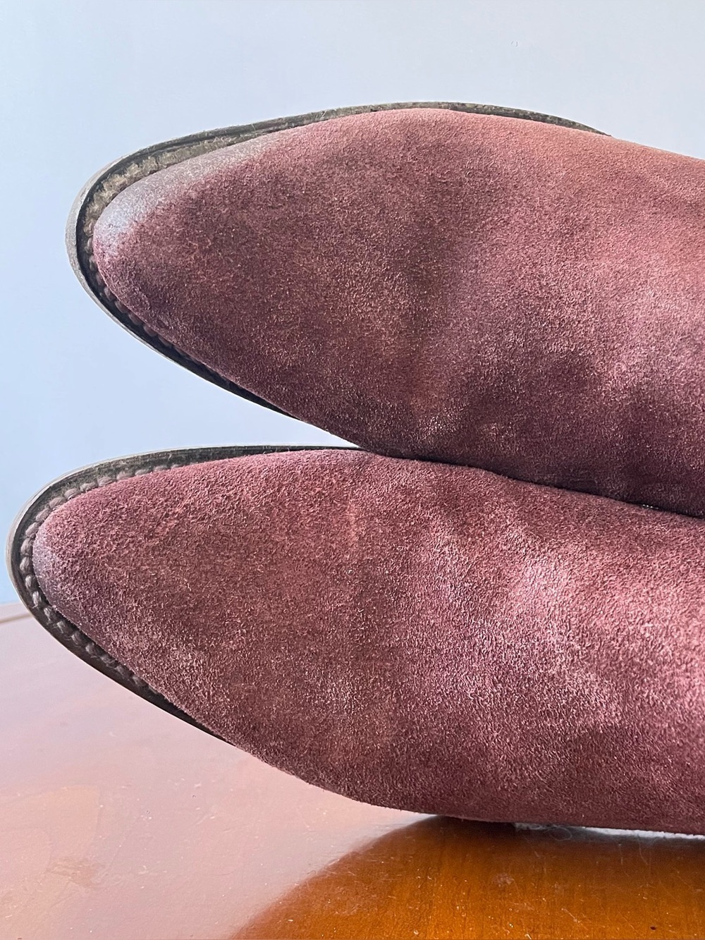 Freebird by Steven Onyx Burgundy Suede Ankle Booties | US 8 - Picture 5 of 10